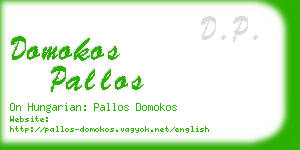 domokos pallos business card